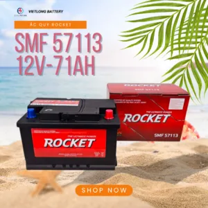 Sản phẩm Rocket SMF 57113 12V 71AH 300x300 — ắc Quy Việt Long - Công Ty TNHH MTV Hàng Tiêu Dùng Việt Long — MST 4001104094