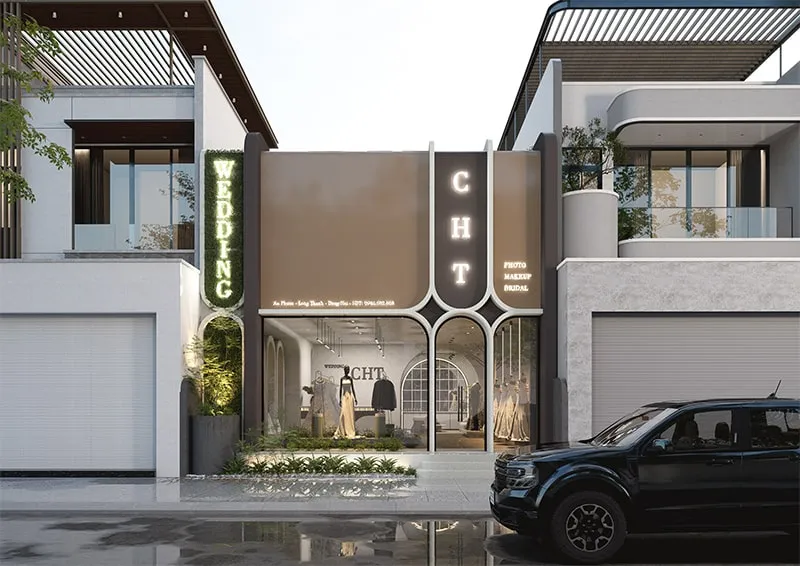 Sản phẩm showroom ao cuoi 1 tang — Công Ty TNHH Xây Dựng Châu Huy Thịnh — MST 4001125721