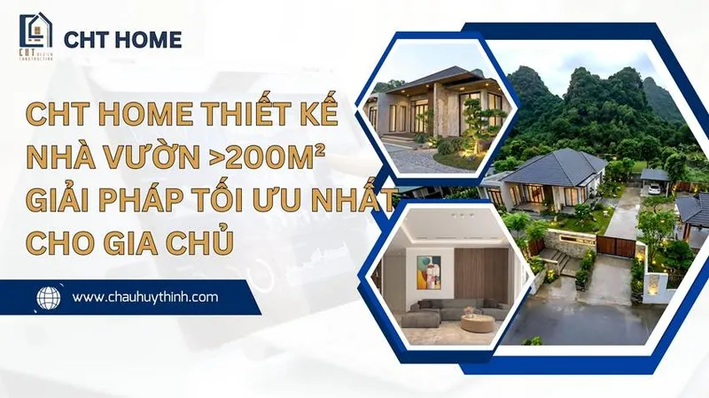 Sản phẩm cht home thiet ke nha vuon 200m giai phap toi uu0 — Công Ty TNHH Xây Dựng Châu Huy Thịnh — MST 4001125721