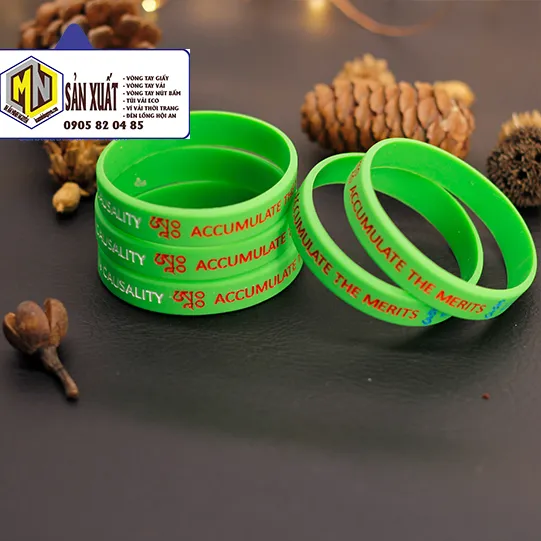 Sản phẩm vong tay cao su dap chim — In Ấn Vòng Tay Minh Nguyễn - Công Ty TNHH In Ấn Minh Nguyễn — MST 4001185505