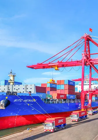 Sản phẩm Hệ thống cẩu cong suat lon STS RTG — Công Ty TNHH Giao Nhận Vận Chuyển Quốc Tế Trường Hải — MST 4001207438
