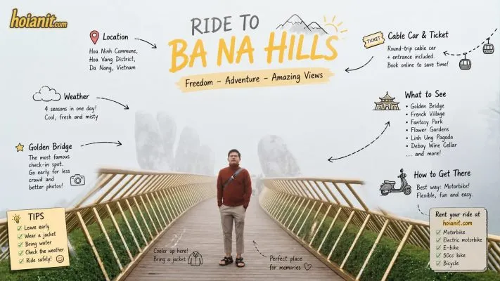 Sản phẩm Ba Na Hills by Motorbike from Hoi An 6 711x400 — Công Ty TNHH Anh Khoa Hội An — MST 4001210046