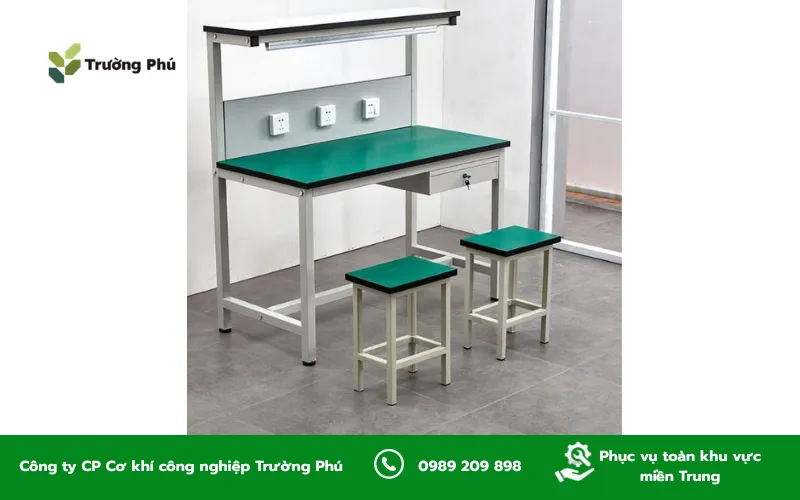 Sản phẩm ban thao tac chong tinh dien — Bếp Công Nghiệp Trường Phú - Công Ty Cổ Phần Cơ Khí Công Nghiệp Trường Phú — MST 4001257118