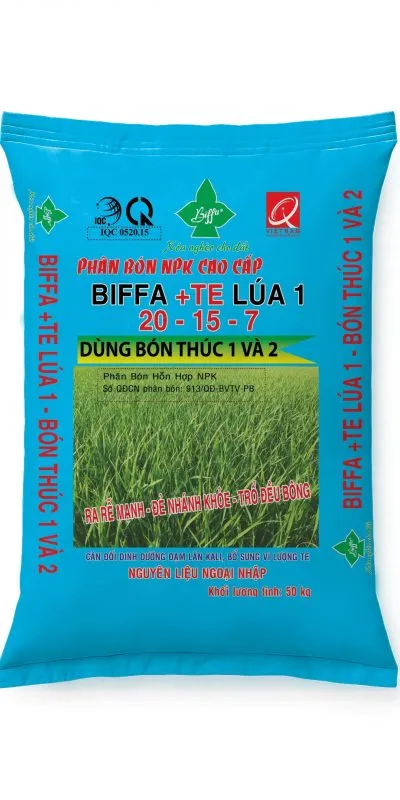 Sản phẩm BAO SOPHA 1lUA 1 18 4 20 50KG XANH DA TROI MT 400x800 — Công Ty Cổ Phần Phân Bón Và Dịch Vụ Tổng Hợp Bình Định — MST 4100405487