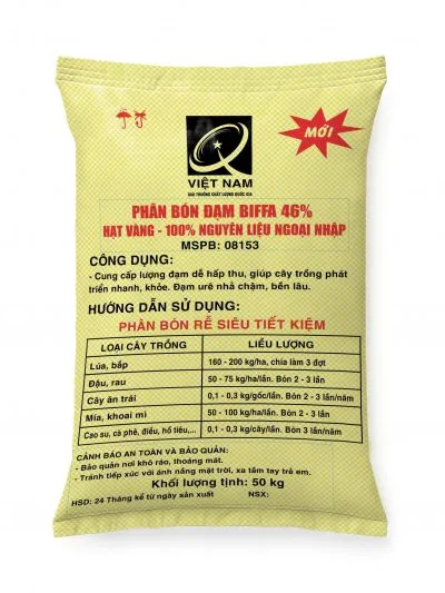 Sản phẩm BAO TRUNG DONG URE VANG 50KG MS 400x533 — Công Ty Cổ Phần Phân Bón Và Dịch Vụ Tổng Hợp Bình Định — MST 4100405487