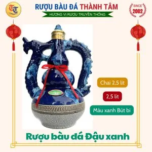 Sản phẩm Ruou bau da Chai 25 lit Mau xanh but bi 300x300 — Cơ Sở Rượu Bàu Đá Nguyễn Thành Tâm — MST 4100463295