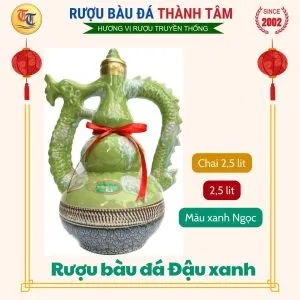 Sản phẩm Ruou bau da Chai 25 lit Mau xanh ngoc 300x300 — Cơ Sở Rượu Bàu Đá Nguyễn Thành Tâm — MST 4100463295