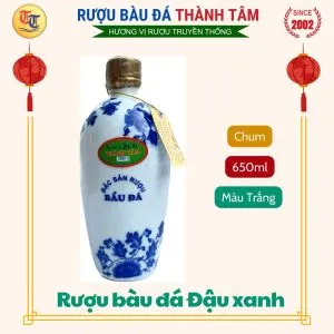 Sản phẩm Ruou bau da Chum 650ml Mau trang 1 300x300 — Cơ Sở Rượu Bàu Đá Nguyễn Thành Tâm — MST 4100463295