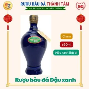 Sản phẩm Ruou bau da Chum 650ml Mau xanh but bi 1 300x300 — Cơ Sở Rượu Bàu Đá Nguyễn Thành Tâm — MST 4100463295