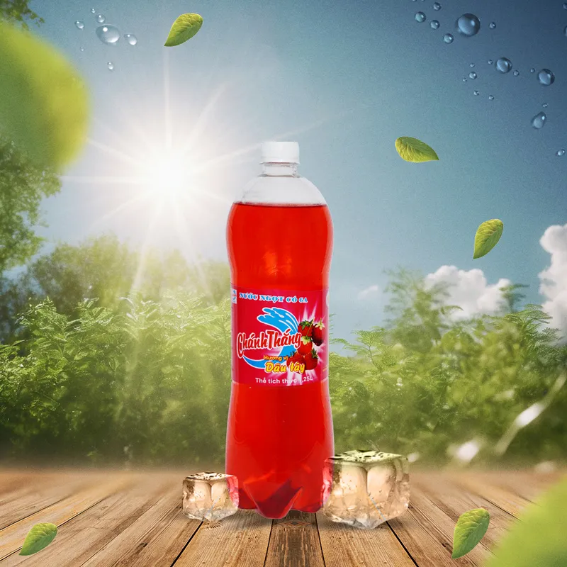 Sản phẩm Nuoc ngot co ga Chanh Thang huong vi Dau tay 1 1 — Công Ty Cổ Phần Nước Khoáng Quy Nhơn — MST 4100587491