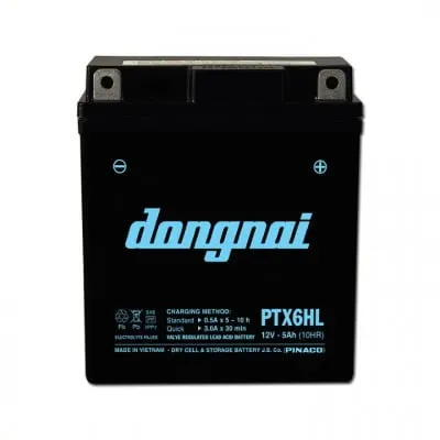 Sản phẩm acquy kho xe may PTX6HL 12V 5Ah — ắc Quy Việt Phát - Công Ty TNHH Việt Phát — MST 4100598207