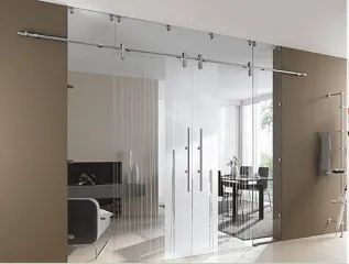 Sản phẩm 1552904351 Mau cua kinh cuong luc mo truot treo ket hop ray inox — Vách Ngăn Tín Thành - Công Ty TNHH Sản Xuất Và Thương Mại Tín Thành — MST 4101034820