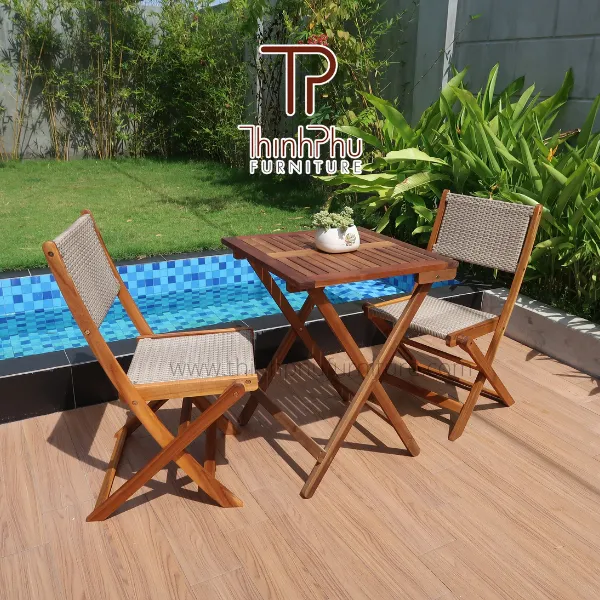 Sản phẩm rattan bistro patio set — Thịnh Phú Furniture - Công Ty TNHH Xuất Nhập Khẩu Thịnh Phú — MST 4101435325