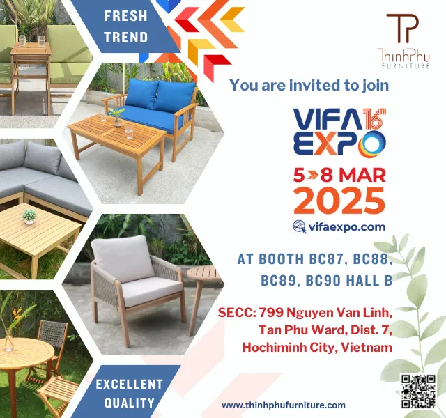 Sản phẩm VIFA 2025 INVITATION 640x600px — Thịnh Phú Furniture - Công Ty TNHH Xuất Nhập Khẩu Thịnh Phú — MST 4101435325