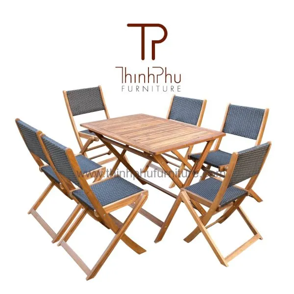 Sản phẩm wicker mix wood garden 7pcs dining set 600x600 — Thịnh Phú Furniture - Công Ty TNHH Xuất Nhập Khẩu Thịnh Phú — MST 4101435325