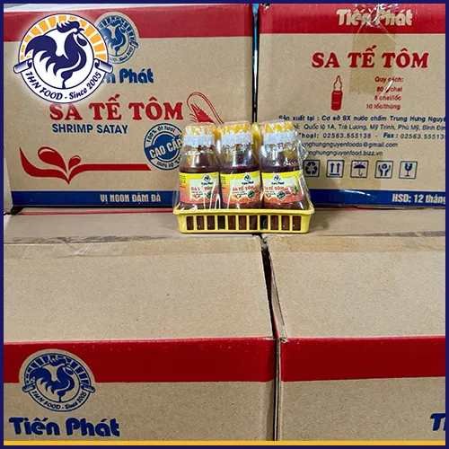 Sản phẩm sa te tom 2 — Gia Vị Trung Hưng Nguyên - Xưởng Chế Biến Thực Phẩm Trung Hưng Nguyên — MST 4101443100