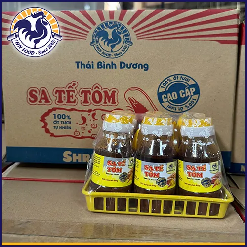 Sản phẩm sa te tom — Gia Vị Trung Hưng Nguyên - Xưởng Chế Biến Thực Phẩm Trung Hưng Nguyên — MST 4101443100