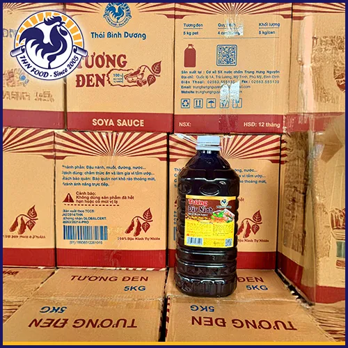 Sản phẩm tuong dau nanh thai binh duong 4.5kg — Gia Vị Trung Hưng Nguyên - Xưởng Chế Biến Thực Phẩm Trung Hưng Nguyên — MST 4101443100