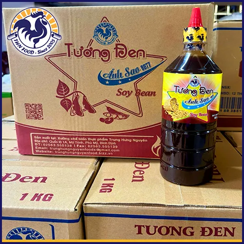 Sản phẩm tuong den anh sao 2 — Gia Vị Trung Hưng Nguyên - Xưởng Chế Biến Thực Phẩm Trung Hưng Nguyên — MST 4101443100