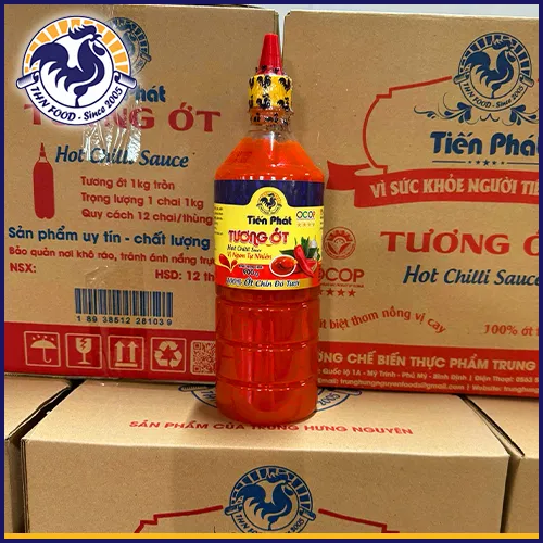 Sản phẩm tuong ot tien phat chai nho 2 — Gia Vị Trung Hưng Nguyên - Xưởng Chế Biến Thực Phẩm Trung Hưng Nguyên — MST 4101443100