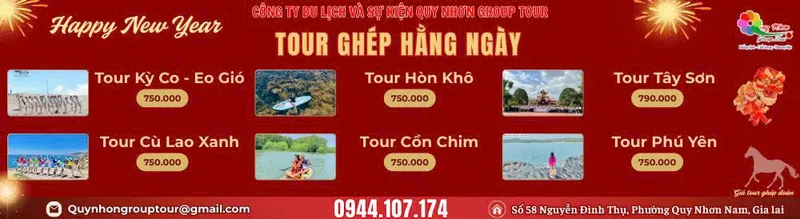 Sản phẩm Tour ghep Quy Nhon Phu Yen gia tot 2026  — Công Ty TNHH Quy Nhơn Teambuilding — MST 4101540873