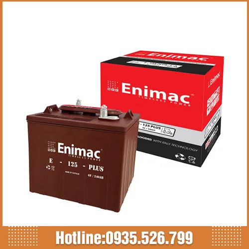 Sản phẩm Enimac E 125PLUS — ắc Quy Miền Trung - Công Ty TNHH ắc Quy Miền Trung — MST 4101560301