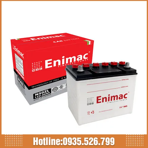 Sản phẩm Enimac N50ZL — ắc Quy Miền Trung - Công Ty TNHH ắc Quy Miền Trung — MST 4101560301