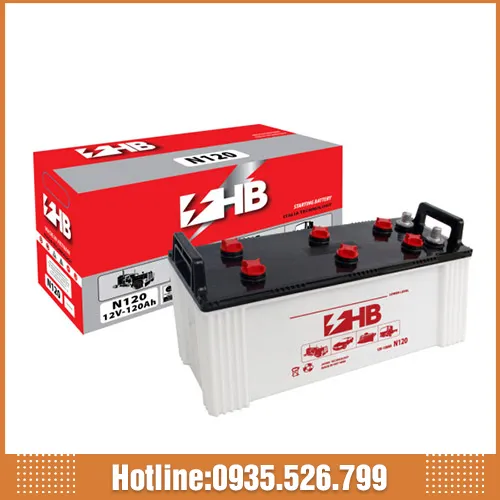 Sản phẩm HB N120 — ắc Quy Miền Trung - Công Ty TNHH ắc Quy Miền Trung — MST 4101560301