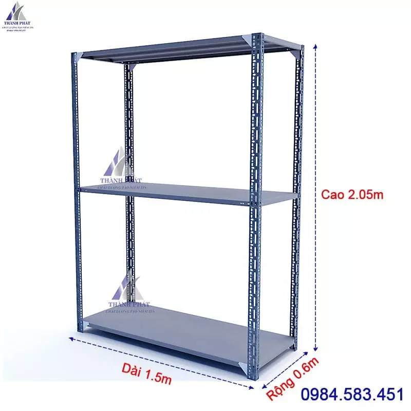 Sản phẩm ke sat v 3 tang dai 150cm — Kệ Siêu Thị Thành Phát - Công Ty TNHH Đầu Tư TMDV Thành Phát — MST 4101604608