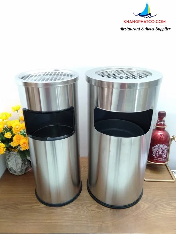 Sản phẩm Thung rac gat tan inox trang A35 A va A35 B — Công Ty TNHH Phát Triển Thương Mại Và Dịch Vụ Khang Phát — MST 4101618907