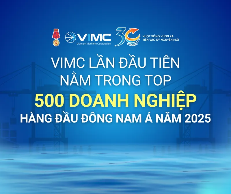 Sản phẩm VIMC_nam_trong_top_500_doanh_nghiep_hang_dau_DNA_nam2025 — Cam Ranh Port - Công Ty CP Cảng Cam Ranh — MST 4200272350