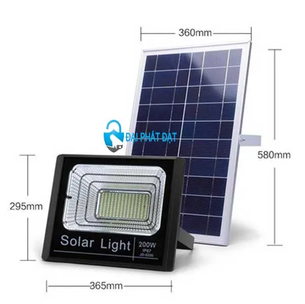 Sản phẩm den nang luong mat troi cong suat 200w jd 8200l 3 — Công Ty TNHH Xây Dựng Thương Mại Và Dịch Vụ Đại Phát Đạt — MST 4201726582