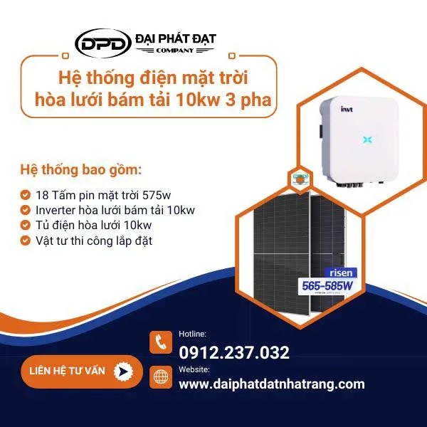Sản phẩm he thong dien mat troi hoa luoi 10kw nha xuong 31032025 2 — Công Ty TNHH Xây Dựng Thương Mại Và Dịch Vụ Đại Phát Đạt — MST 4201726582