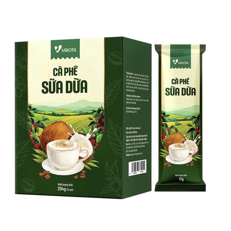 Sản phẩm ca phe sua dua 1 — Công Ty Cổ Phần Thực Phẩm Đồi Xanh — MST 4201944911