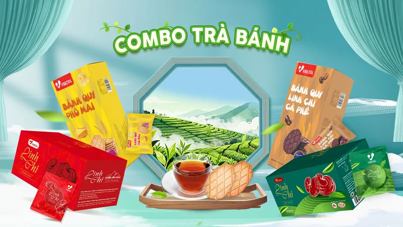 Sản phẩm combo tra banh 2560x1440 1 — Công Ty Cổ Phần Thực Phẩm Đồi Xanh — MST 4201944911