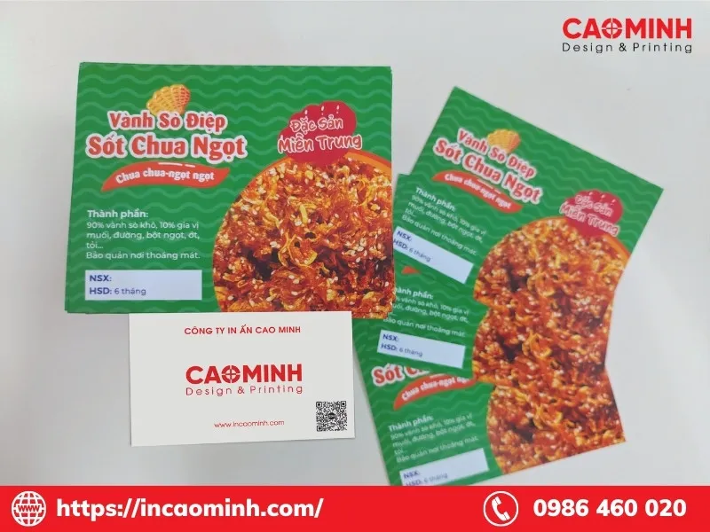 Sản phẩm in tem nhan 13 — In Cao Minh - Công Ty TNHH Thiết Kế In ấn Cao Minh — MST 4201958008