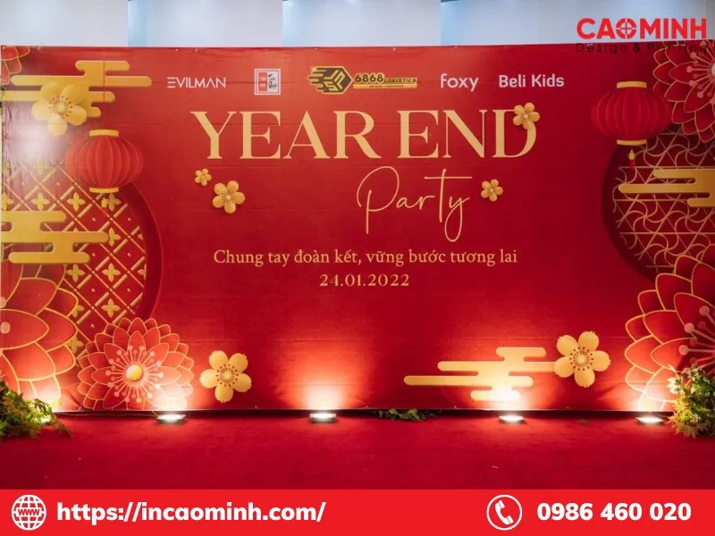 Sản phẩm backdrop mau do — In Cao Minh - Công Ty TNHH Thiết Kế In ấn Cao Minh — MST 4201958008