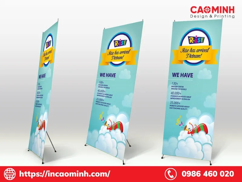 Sản phẩm in standee — In Cao Minh - Công Ty TNHH Thiết Kế In ấn Cao Minh — MST 4201958008
