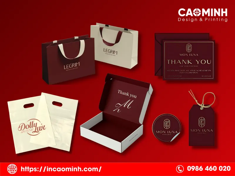 Sản phẩm In an bao bi tem nhan cho shop thoi trang In an Cao Minh Nha Trang — In Cao Minh - Công Ty TNHH Thiết Kế In ấn Cao Minh — MST 4201958008