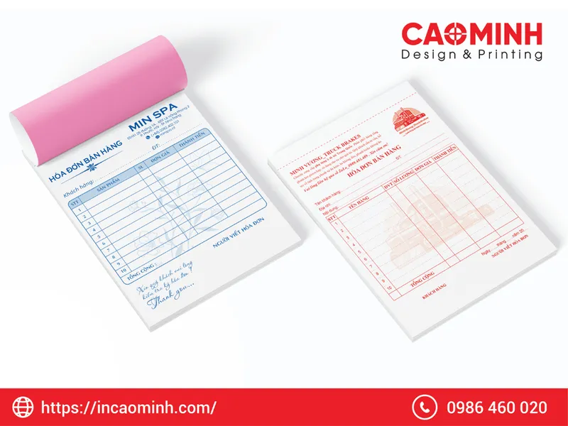 Sản phẩm In hoa don_In an Cao Minh Nha Trang — In Cao Minh - Công Ty TNHH Thiết Kế In ấn Cao Minh — MST 4201958008