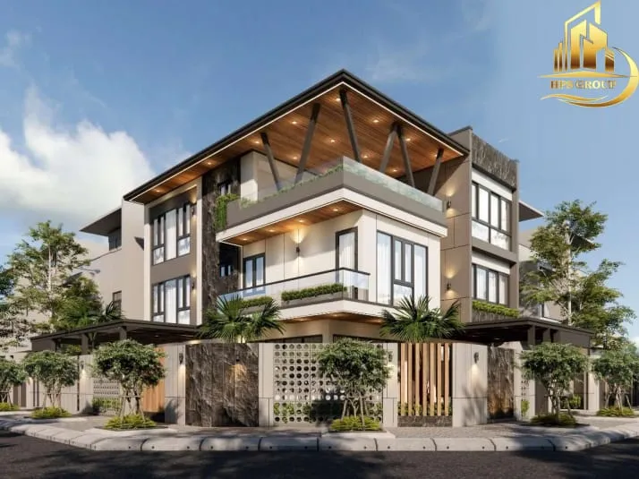 Sản phẩm biet thu sang trong voi gara 1 — Xây Dựng HPS - Công Ty Cổ Phần Thiết Kế & Xây Dựng HPS — MST 4202003603