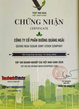 Sản phẩm top100esg vn xanh 1782523126.jpg — Công Ty Cổ Phần Đường Quảng Ngãi — MST 4300205943