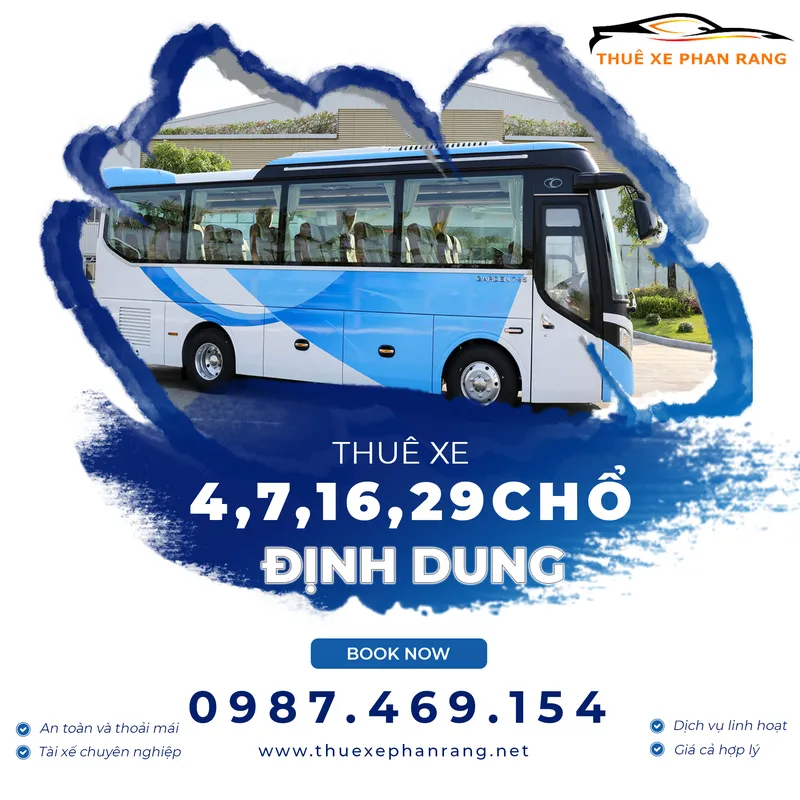 Sản phẩm thue xe 4 7 16 29 cho vinh hy ninh thuan 2 — Thuê Xe Định Dung - Công Ty TNHH Vận Tải Định Dung — MST 4500659944