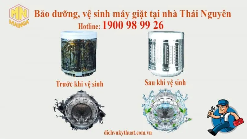 Sản phẩm ve sinh may giat tai nha thai nguyen 800x452 — Công Ty TNHH Mai Nga — MST 4600380304