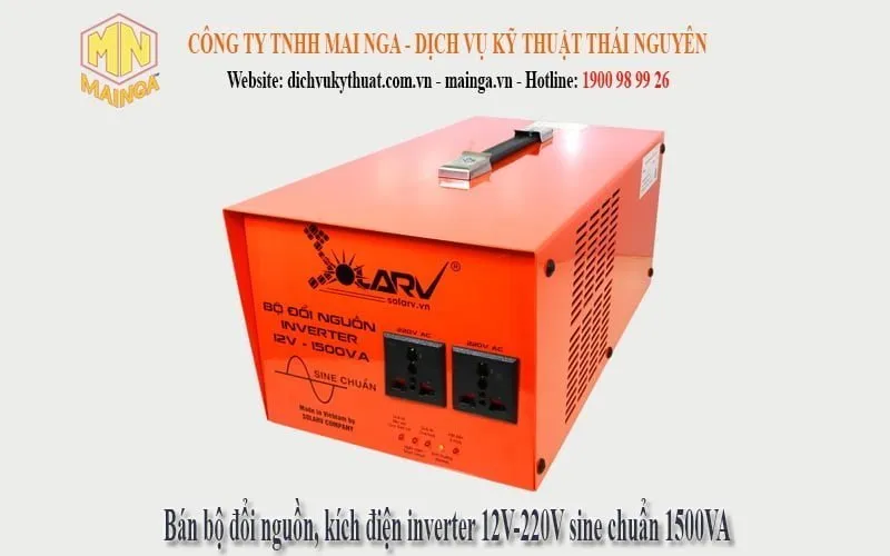 Sản phẩm ban bo chuyen doi nguon dien nlmt kich 12v 220v sin chuan 1500va — Công Ty TNHH Mai Nga — MST 4600380304