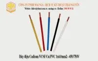Sản phẩm day dien cadisun cu pvc 1x4mm2 200x125 — Công Ty TNHH Mai Nga — MST 4600380304