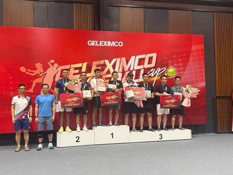 Sản phẩm mot ngay thi dau bung no cua doi pickleball giay an hoa tai giai geleximco pickleball 2026 — Giấy An Hòa - Công Ty CP Giấy An Hòa — MST 5000219471