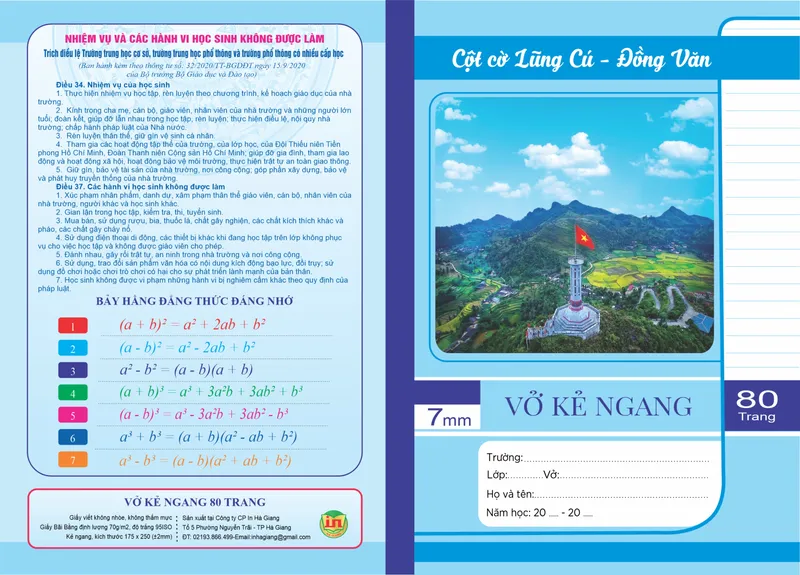 Sản phẩm VO KE NGANG 80 TRANG — In Hà Giang - Công Ty Cổ Phần In Hà Giang — MST 5100102300