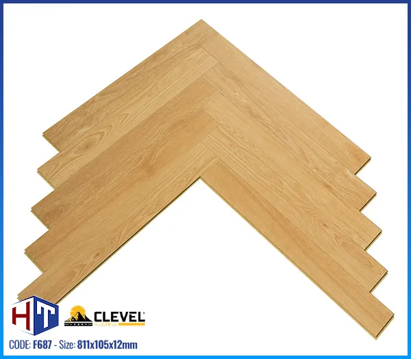 Sản phẩm Clevel floor F687 — Ván Sàn Gỗ Hợp Thịnh Hòa Bình - Công Ty Cổ Phần Chế Biến Gỗ Hợp Thịnh Hòa Bình — MST 5400520274