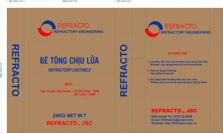 Sản phẩm 78611 — Công Ty Cổ Phần Kỹ Thuật Vật Liệu Chịu Lửa Rft — MST 5701797833